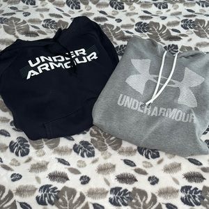 2 Under Armour Hoodies Size Large